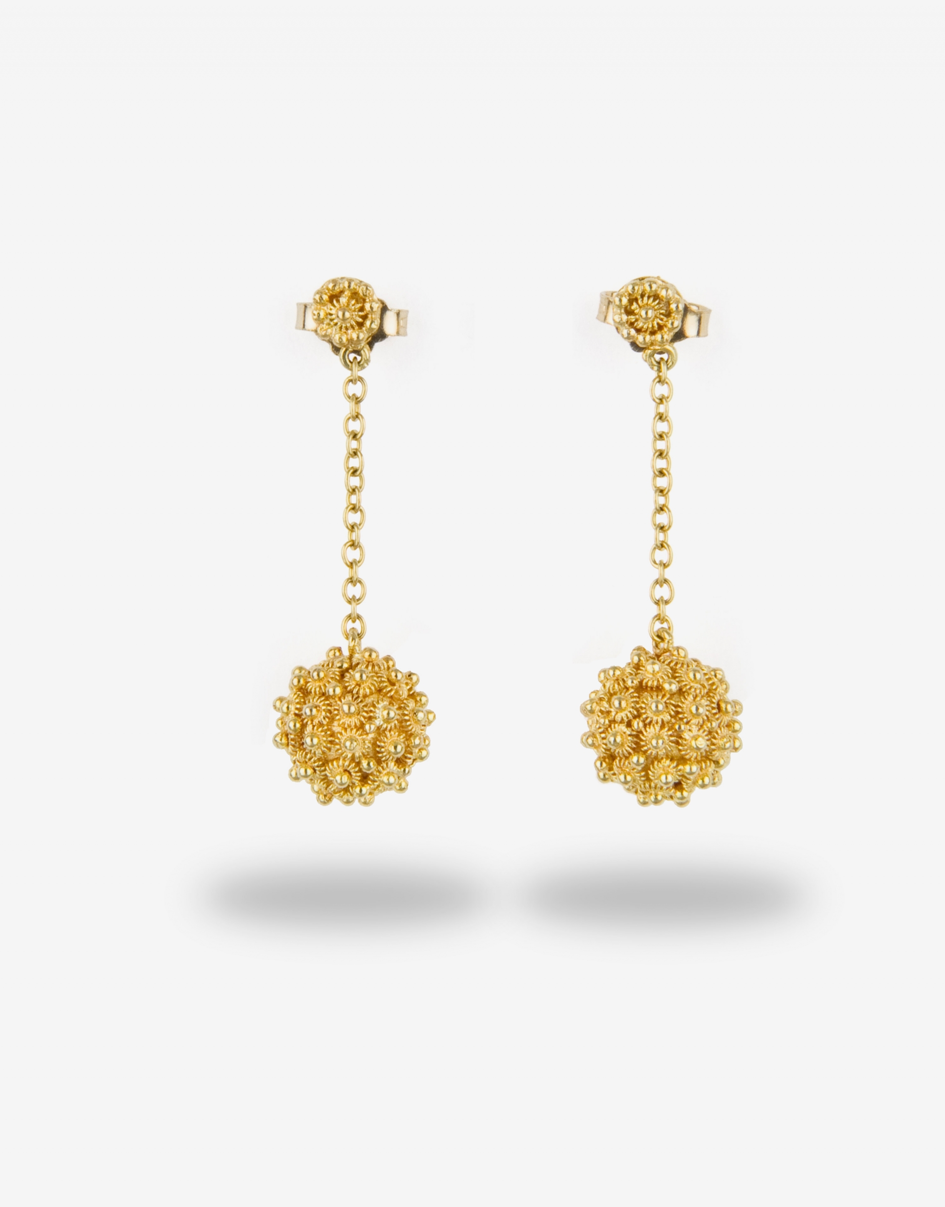 Real Gold Intricate Earrings 18kt Gold
